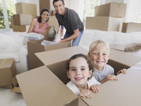 Preparing desks and documents for an office relocation
