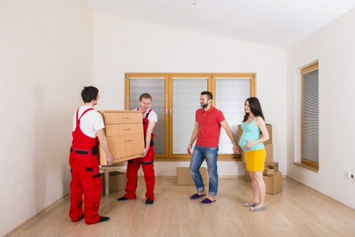 Removal van service for a Battersea office relocation