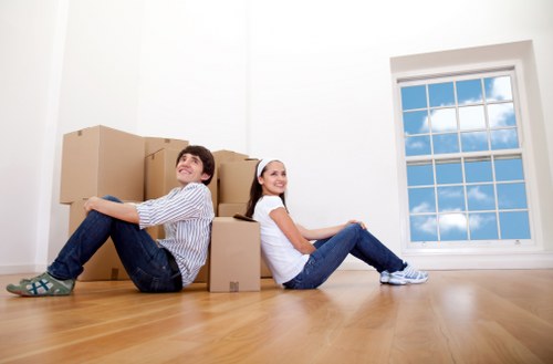 Careful handling of sofas and household furniture during a Battersea move