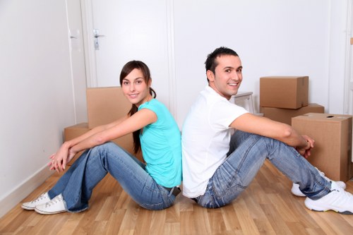 Professional removal van service handling a Battersea relocation