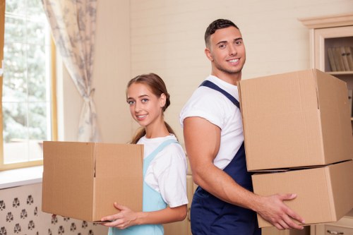 Sustainable moving service with recycling and reuse focus in Battersea