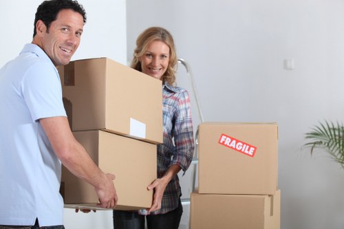 Removal van arranged for a Battersea street move with access planning